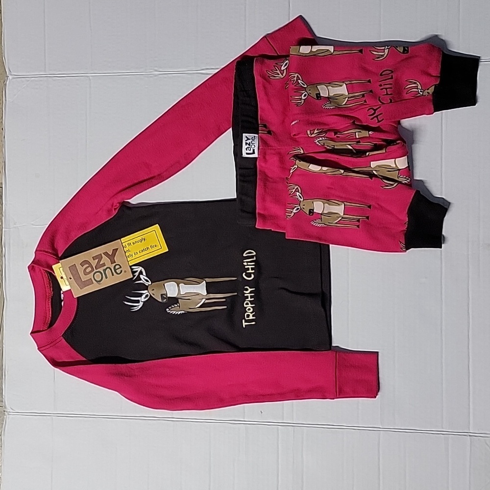 Lazy one 2 piece set pj's size 2t.